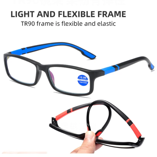 Lightweight Flexi Fit TR90 Anti Blue Light Reading Glasses Readers Glasses India Online