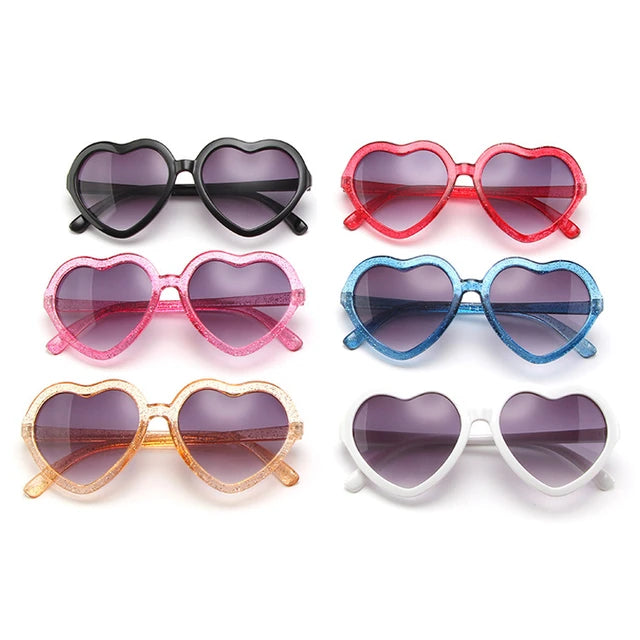 Kids Heart Shape Sunglasses Party Pack 10 Delightful Shades for Birth Glasses India Online