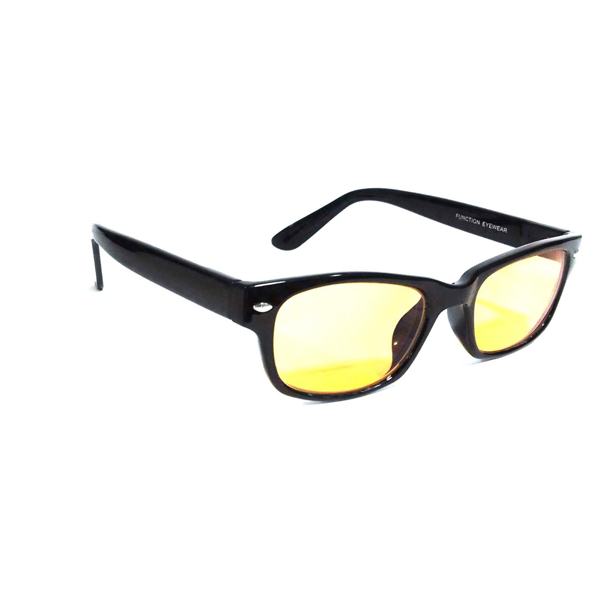 Fashion Rectangle Night Driving Glasses for Men and Women with Anti Gl –  Glasses India Online
