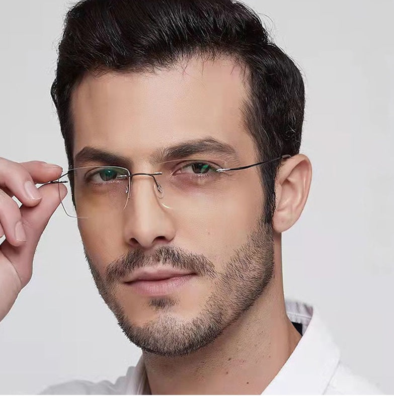 Rimless Glasses A Blend of Professionalism, Style, and Comfort