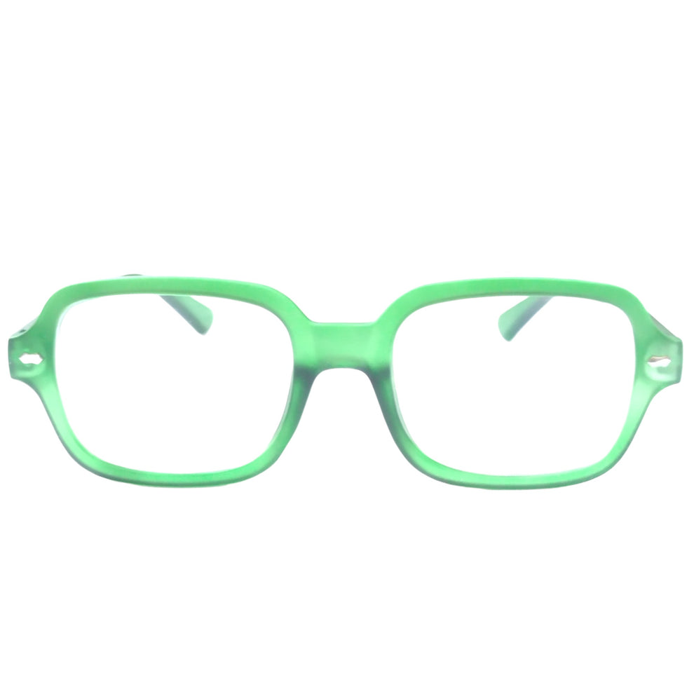 Green Frame Reading Glasses Power +1.00 Plus 1