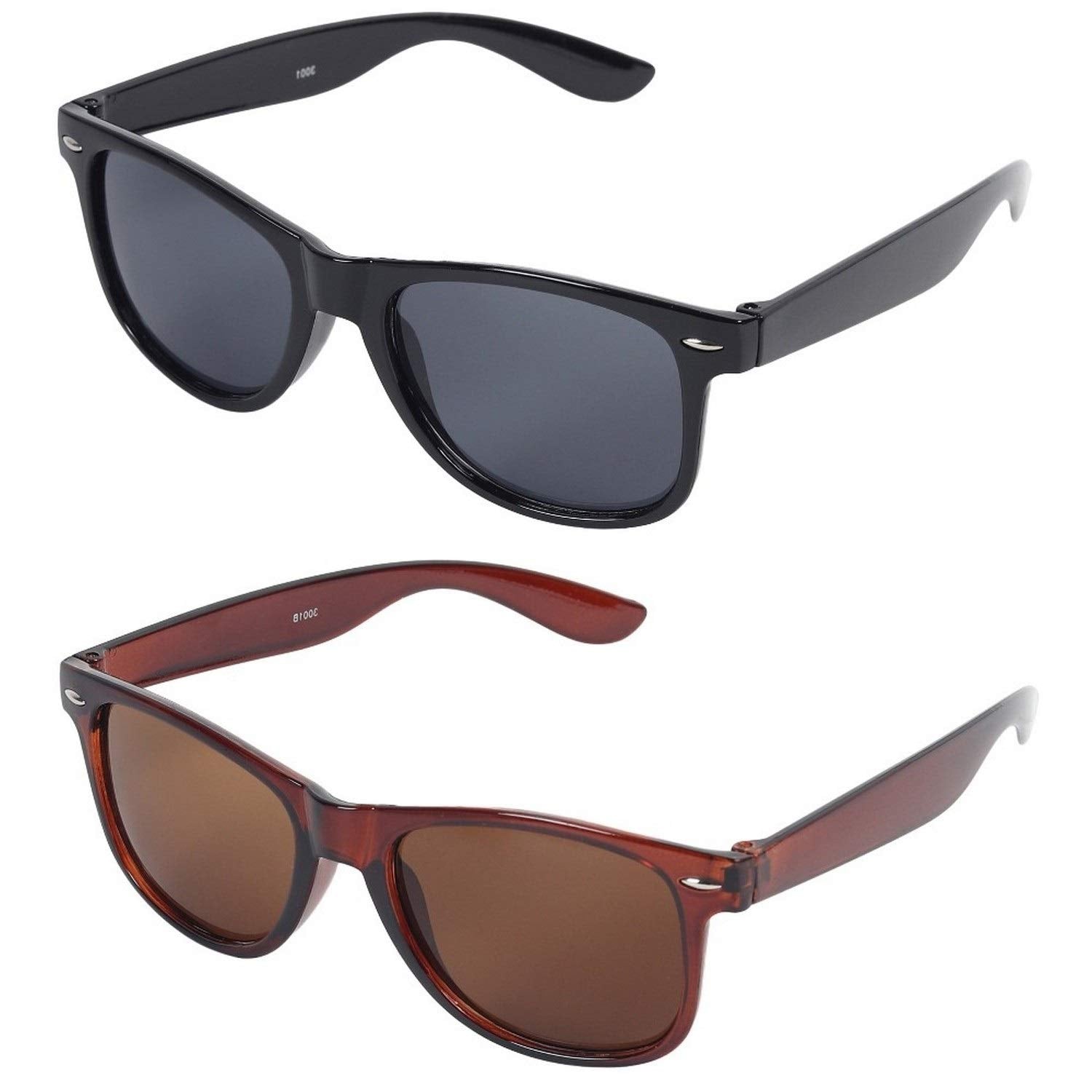 Blue_gem_sunglasses Brown Rectangle Wire Sunglasses | Hamilton Place