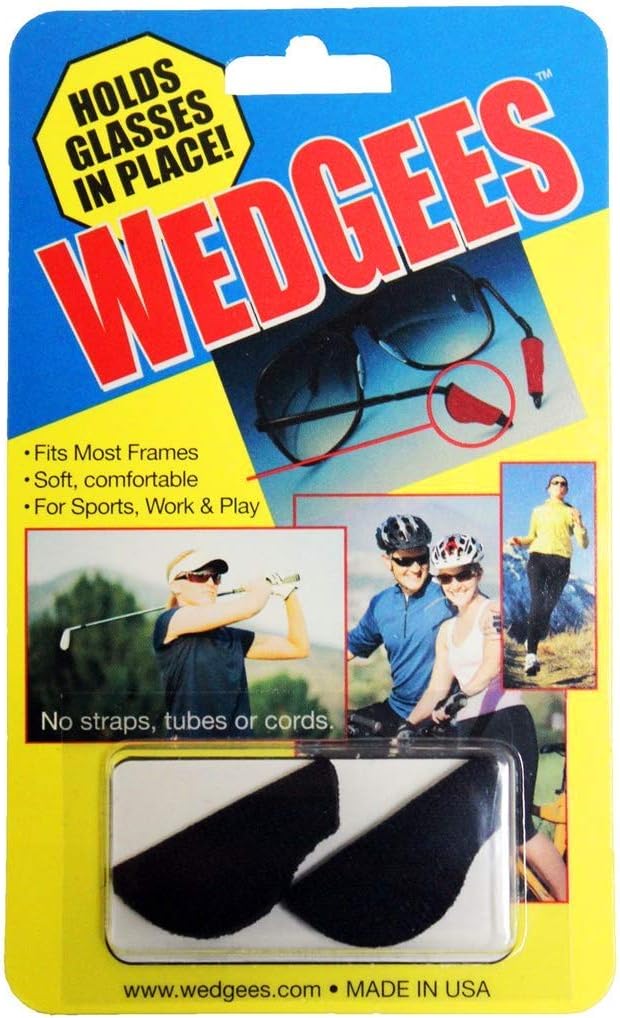 Keep Your Glasses in Place with Wedgees Eyeglass Retainers and Holders For Large Temple Arms