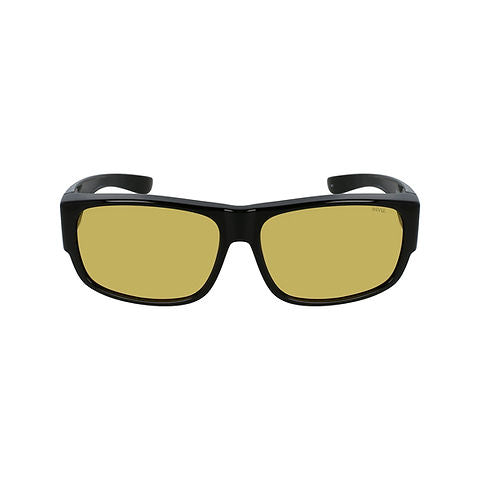 Unisex Yellow Polarized Fitover Sunglasses over the specs Frame glasses