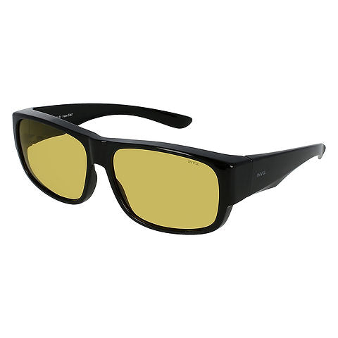 Unisex Yellow Polarized Fitover Sunglasses over the specs Frame glasses