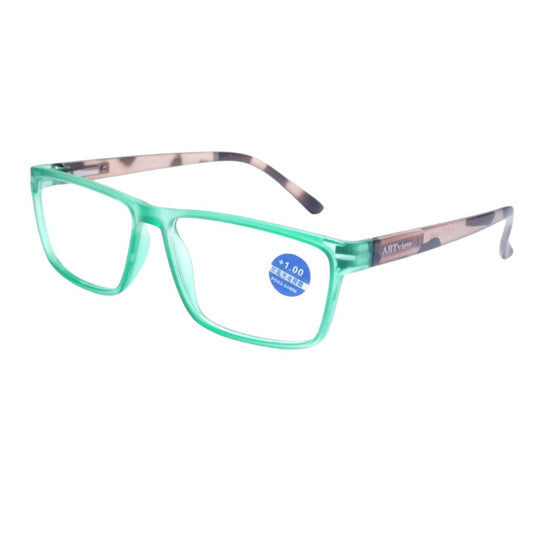 ARTView Mirage Rectangle Blue Light Filter Glasses with Anti Glare Coating