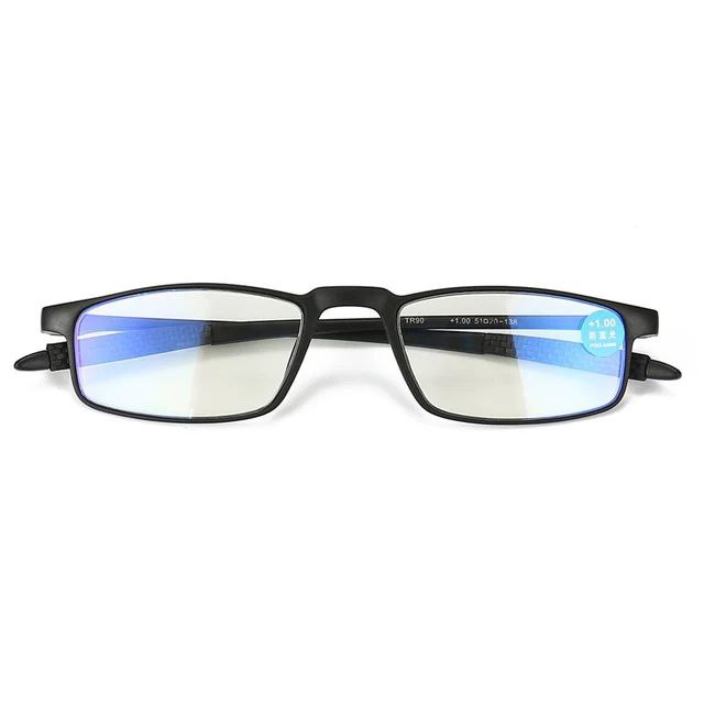 Black Flexible Memory Anti Blue Light Reading Glasses