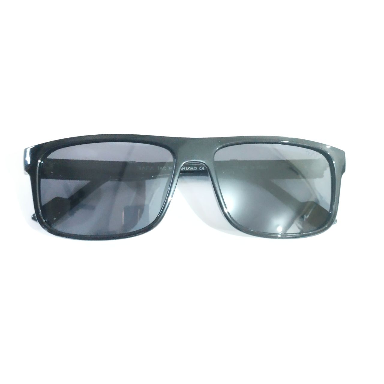 Black Rectangle Polarized Driving Sunglasses