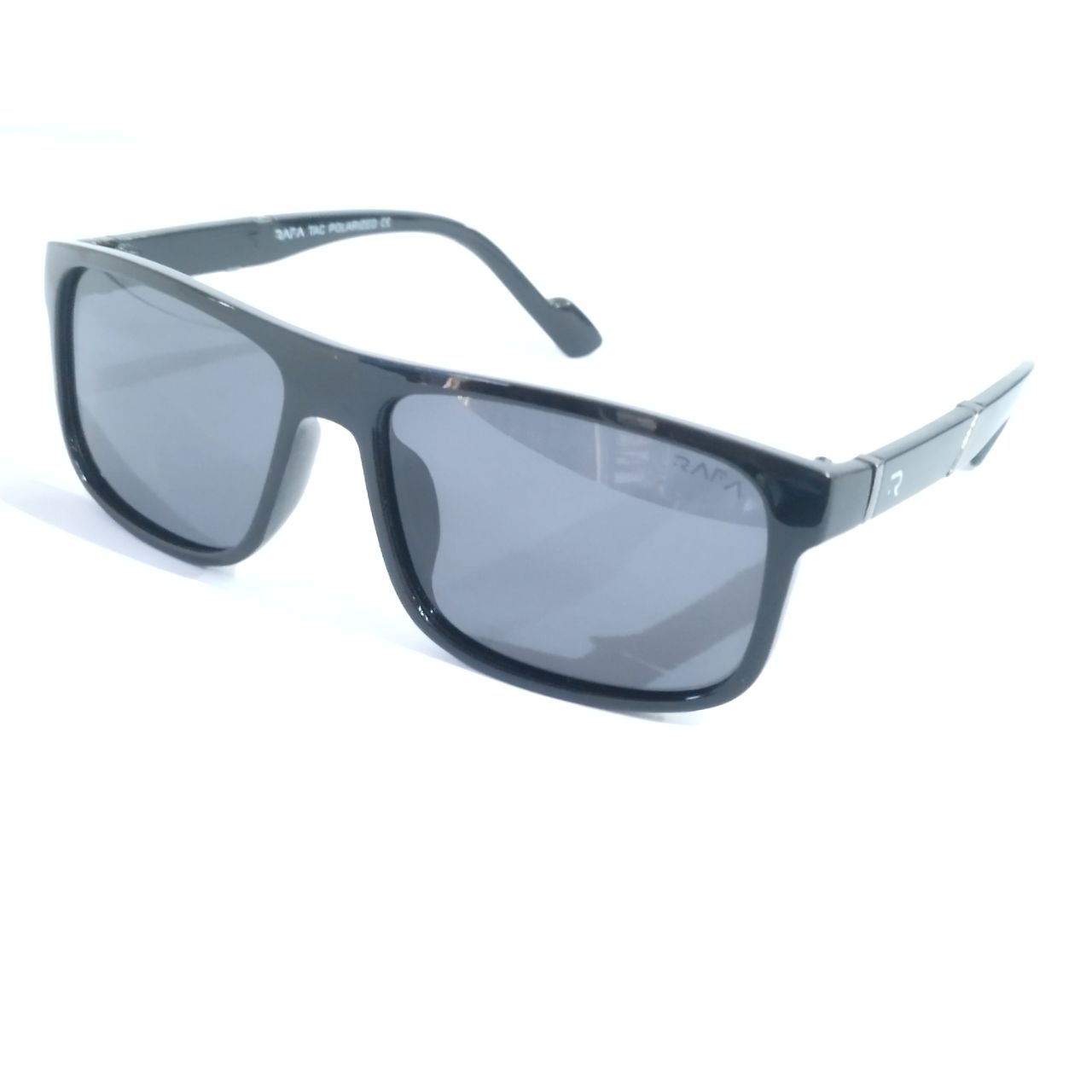 Stylish Black Rectangle Polarized Sunglasses