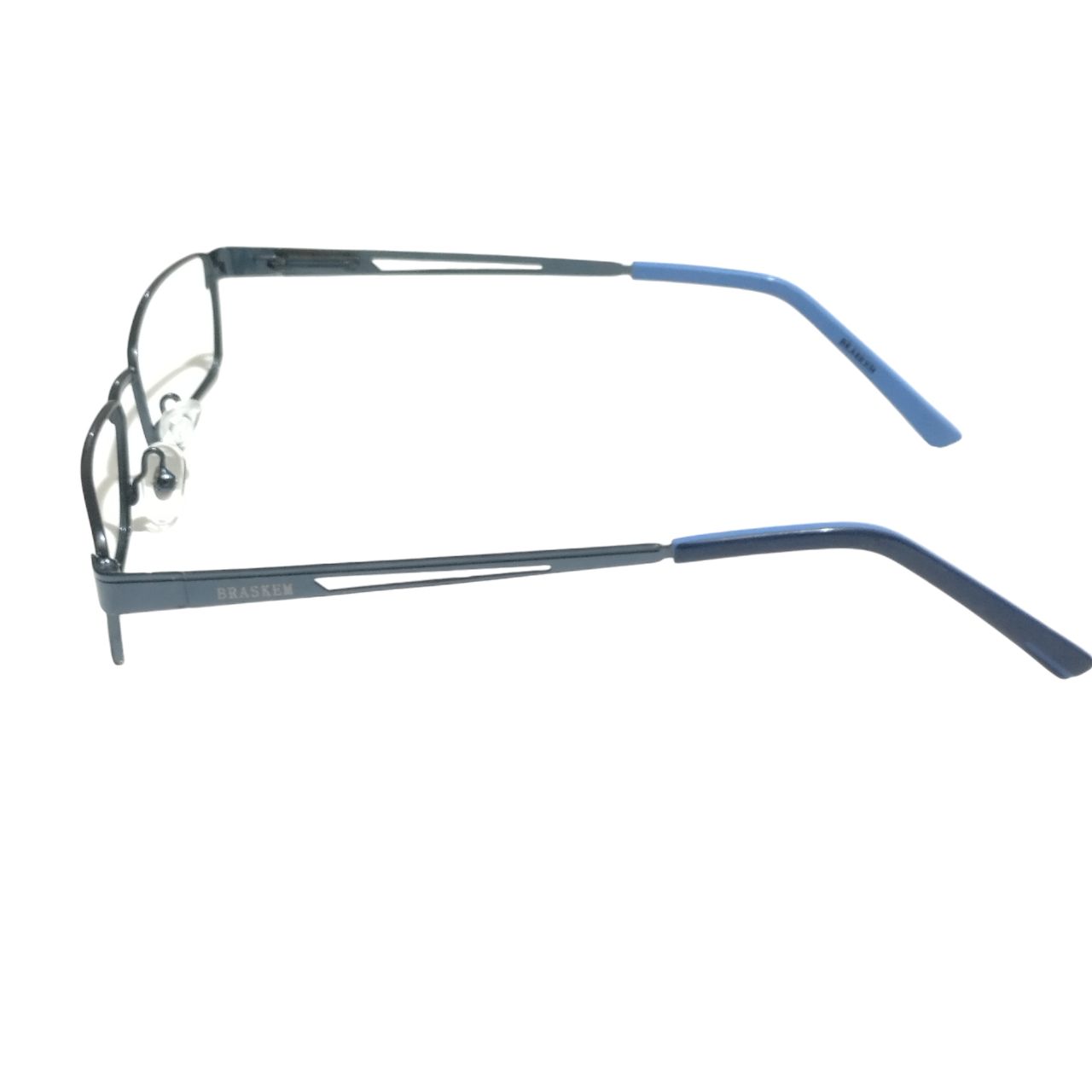 Blue Full Frame Rectangle Glasses For Men Women BR03