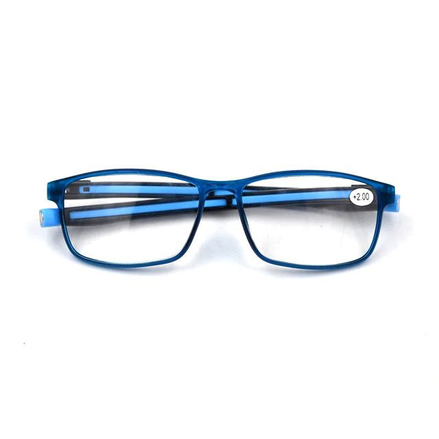 Blue Flexible Magnet Neck Hanging Reading Glasses