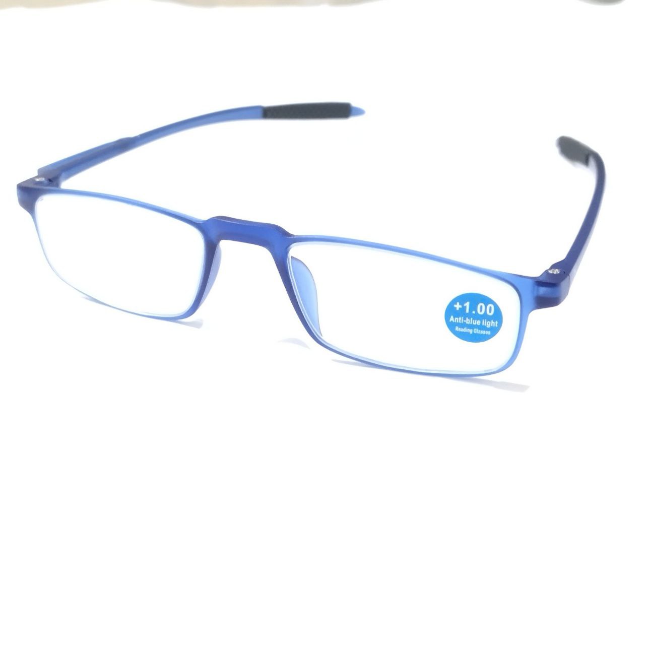 Blue Flexible Memory Anti Blue Light Reading Glasses