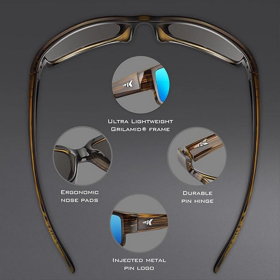 Mirrored Polarized Sports Sunglasses Ideal for Cricket Cycling Driving Running