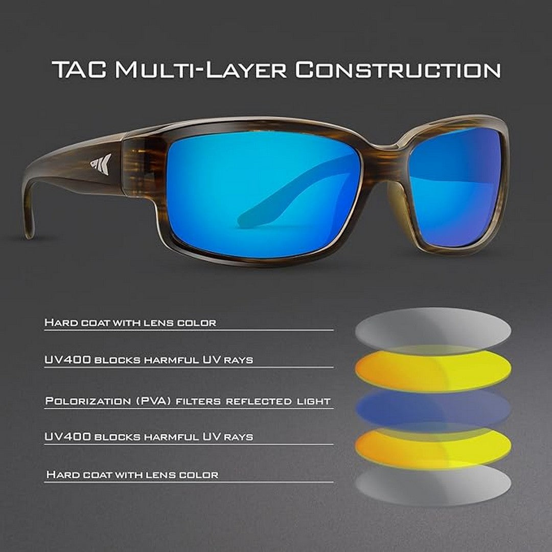 Mirrored Polarized Sports Sunglasses Ideal for Cricket Cycling Driving Running