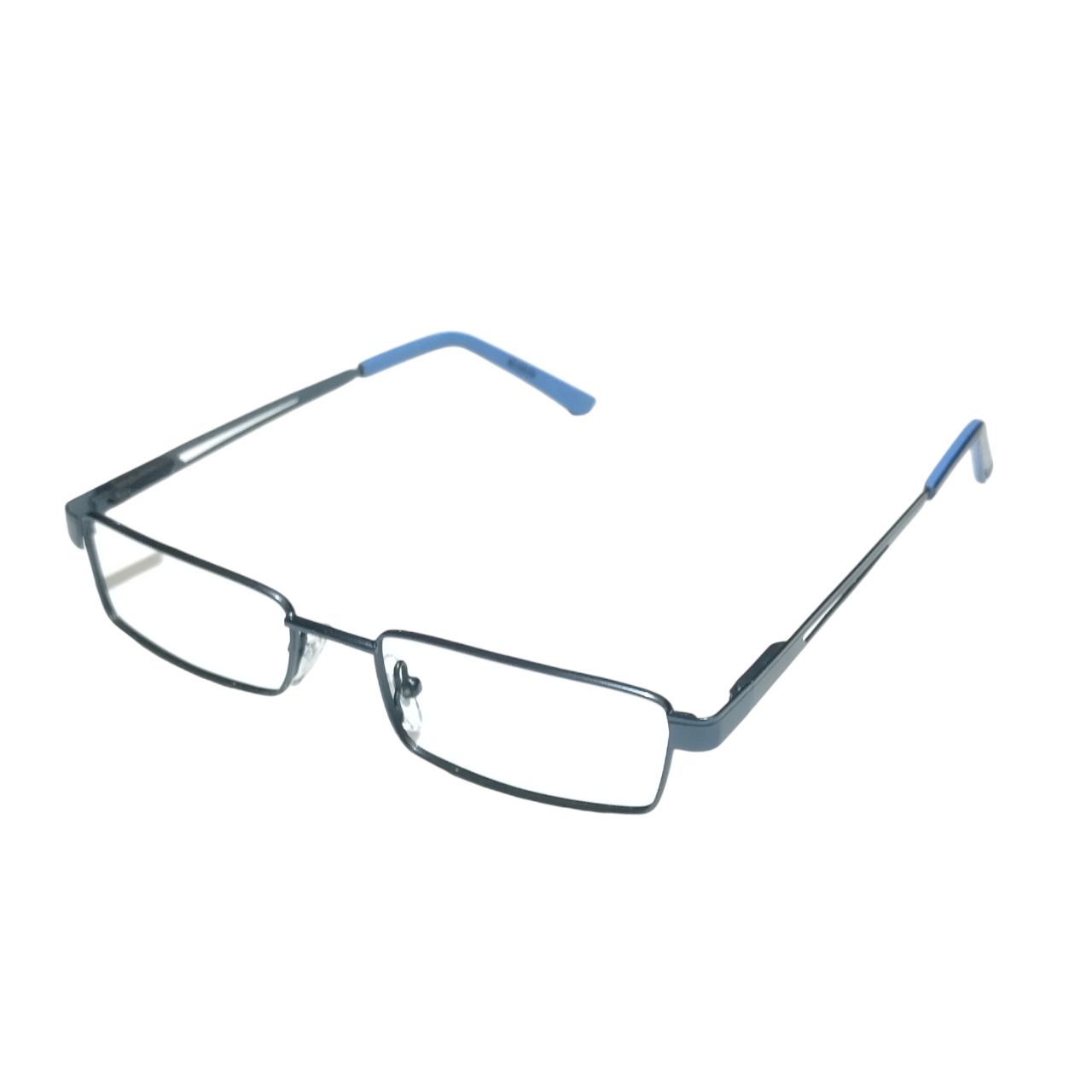 Blue Full Frame Rectangle Glasses For Men Women BR03