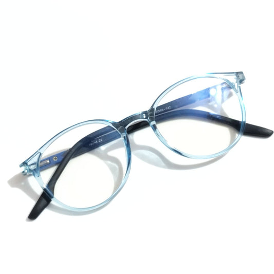 ARTView Transparent Blue Progressive Multifocal No-Line Bifocal Glasses for Men and Women