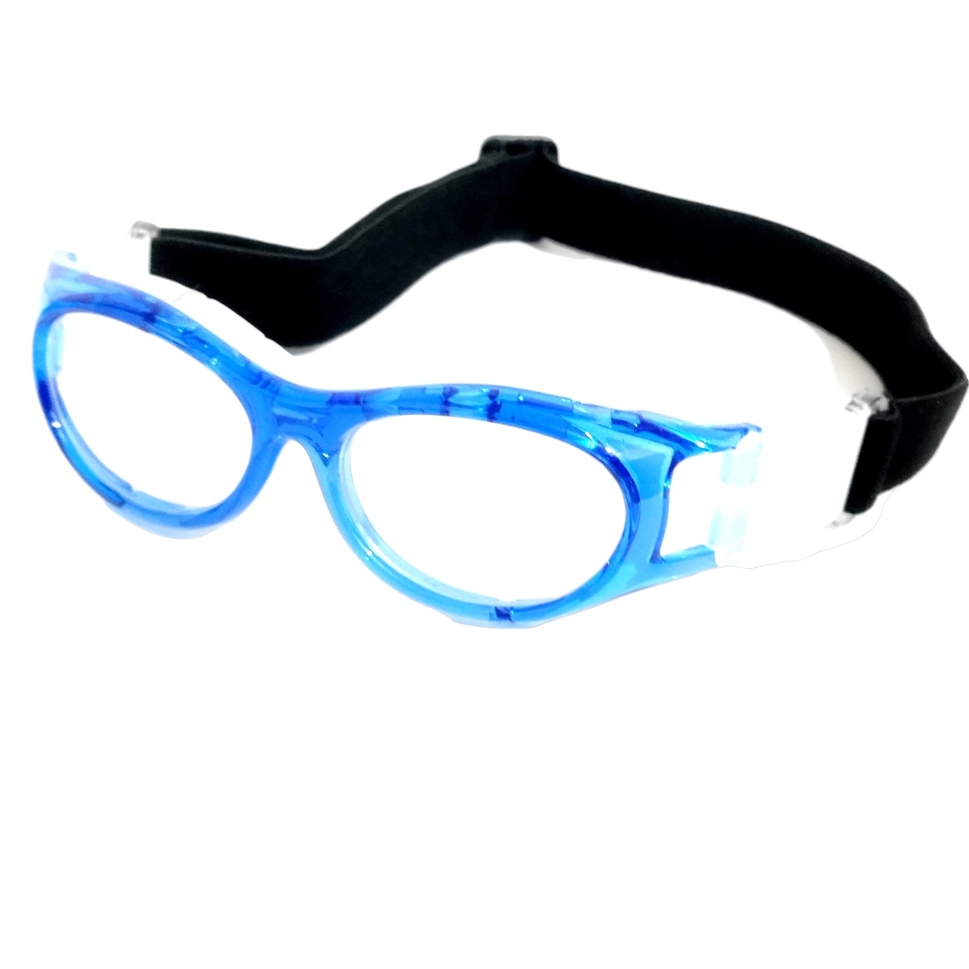 Blue Prescription Sports Soccer Football Glasses For Teens 11-14 Years