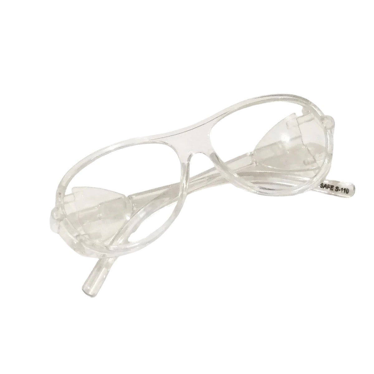 EYESafety Clear Protective Glasses with Side Shield Clear Transparent