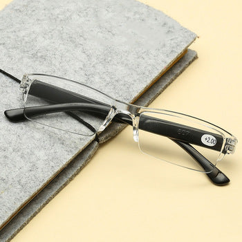 Crystal Rimless Reading Glasses