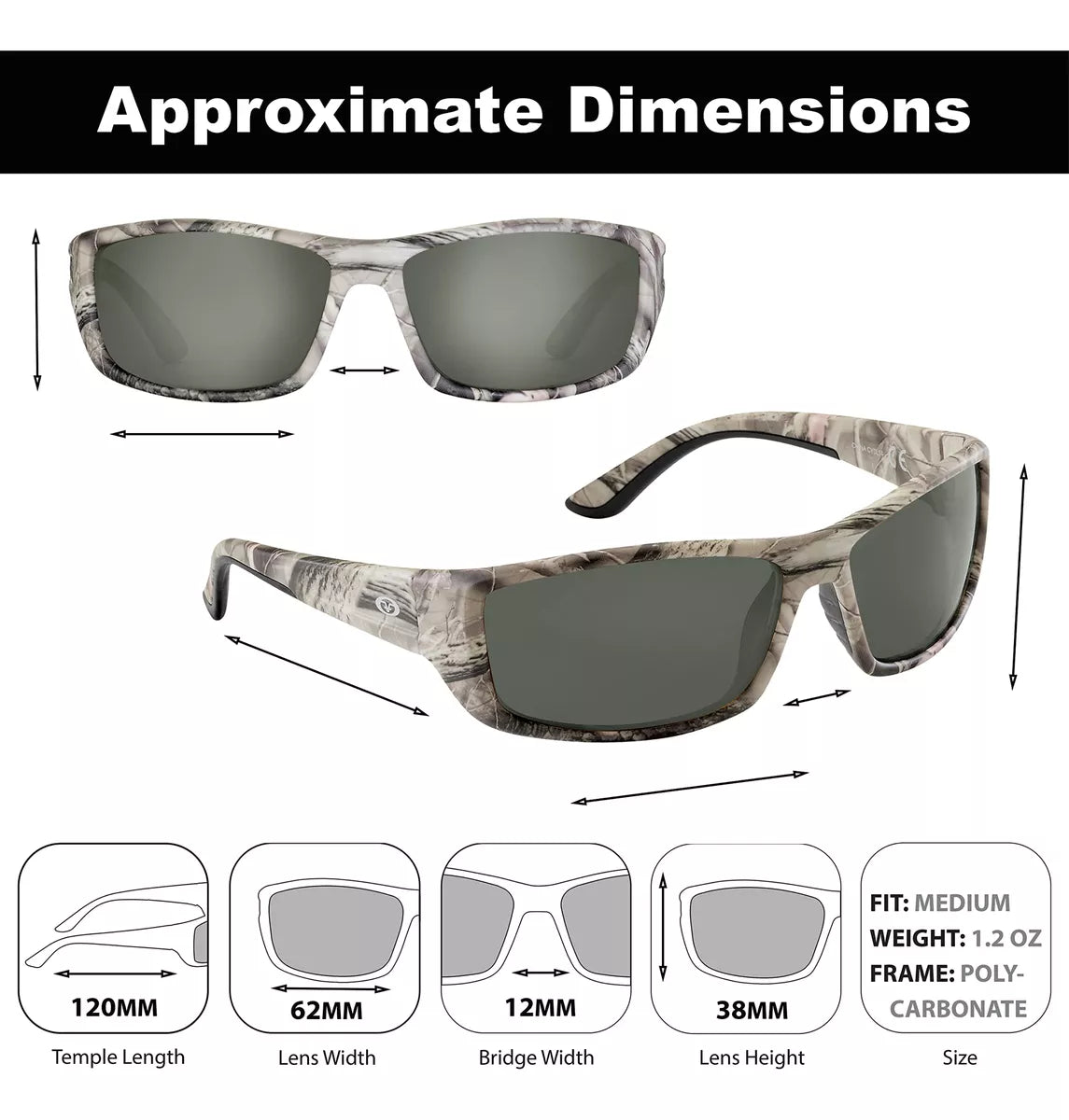 Khakhi Buchanan Polarized Sunglasses with AcuTint UV Blocker for Driving and Outdoor Sports