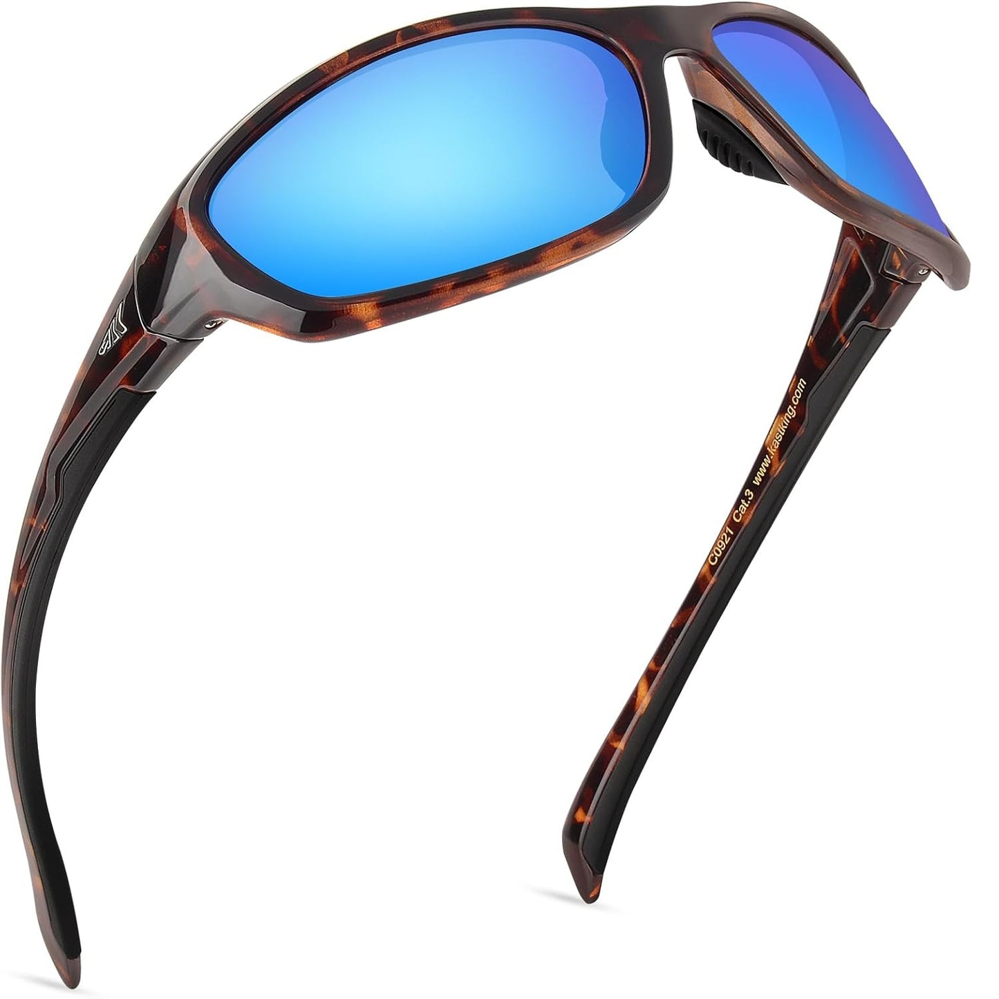 Polarized Sports Sunglasses for Men and Women Wraparound Cat 3 Sunglasses for Cycling and Running UV Protection