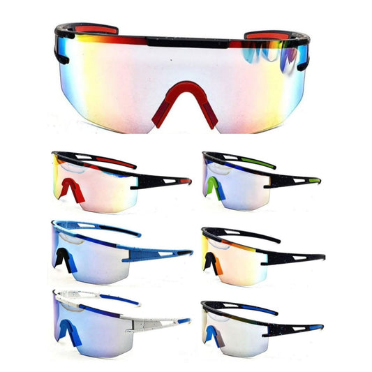 EYESafety Wraparound Mirrored Sunglasses