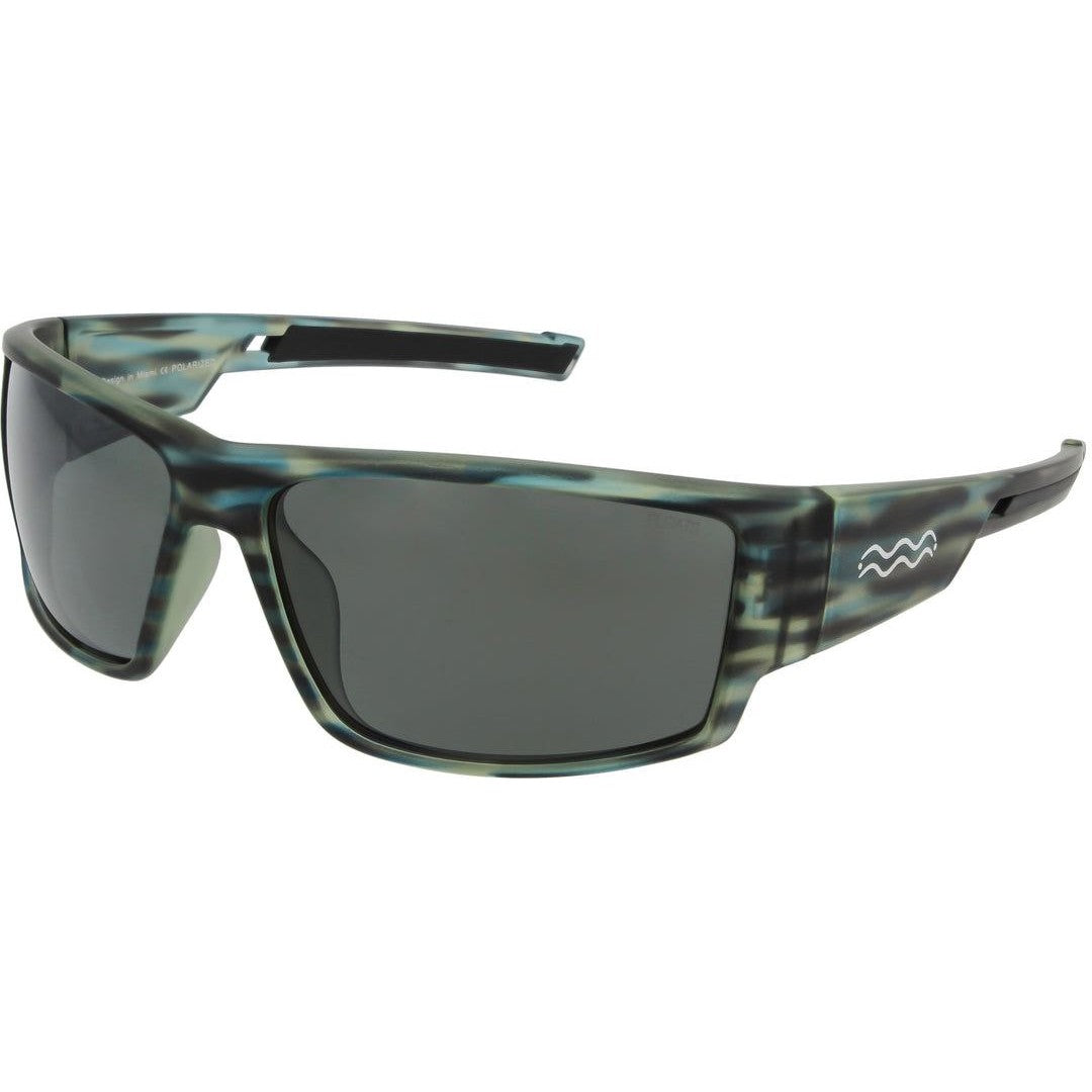 Full-Coverage Polarized Wraparound Sunglasses – Stylish Matte Finish