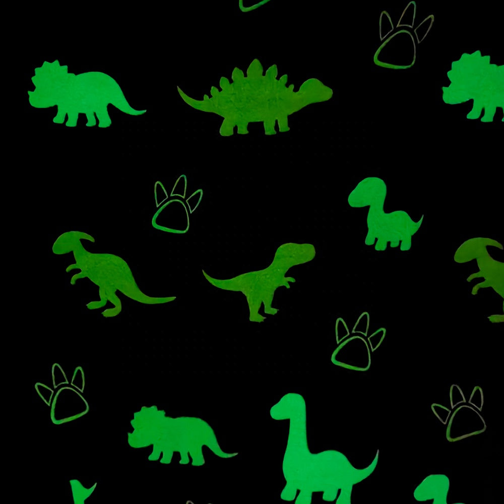 Dino Glow in The Dark Blanket for Kids Flannel Throw