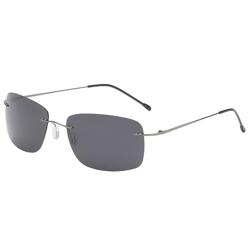 Buy RIMLESS RETRO BROWN SUNGLASSES for Women Online in India