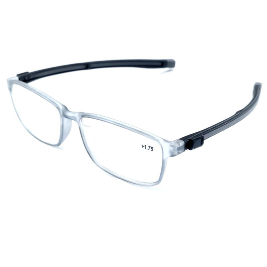 Grey Flexible Magnet Neck Hanging Reading Glasses