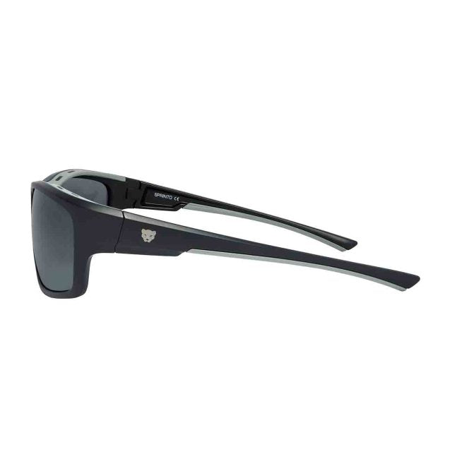 EYESafety Black Sports Gridlock Polarized Sunglasses with Sweatguard