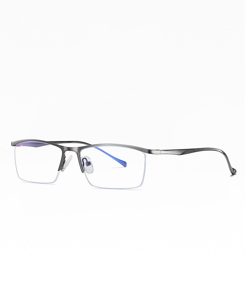 Half Rimless Metal Frame Anti-blue Light Computer Glasses