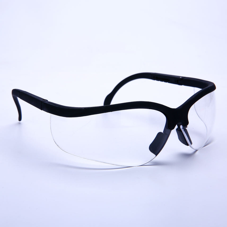 Ultra Lightweight Clear Lens Wrap Around Safety Glasses