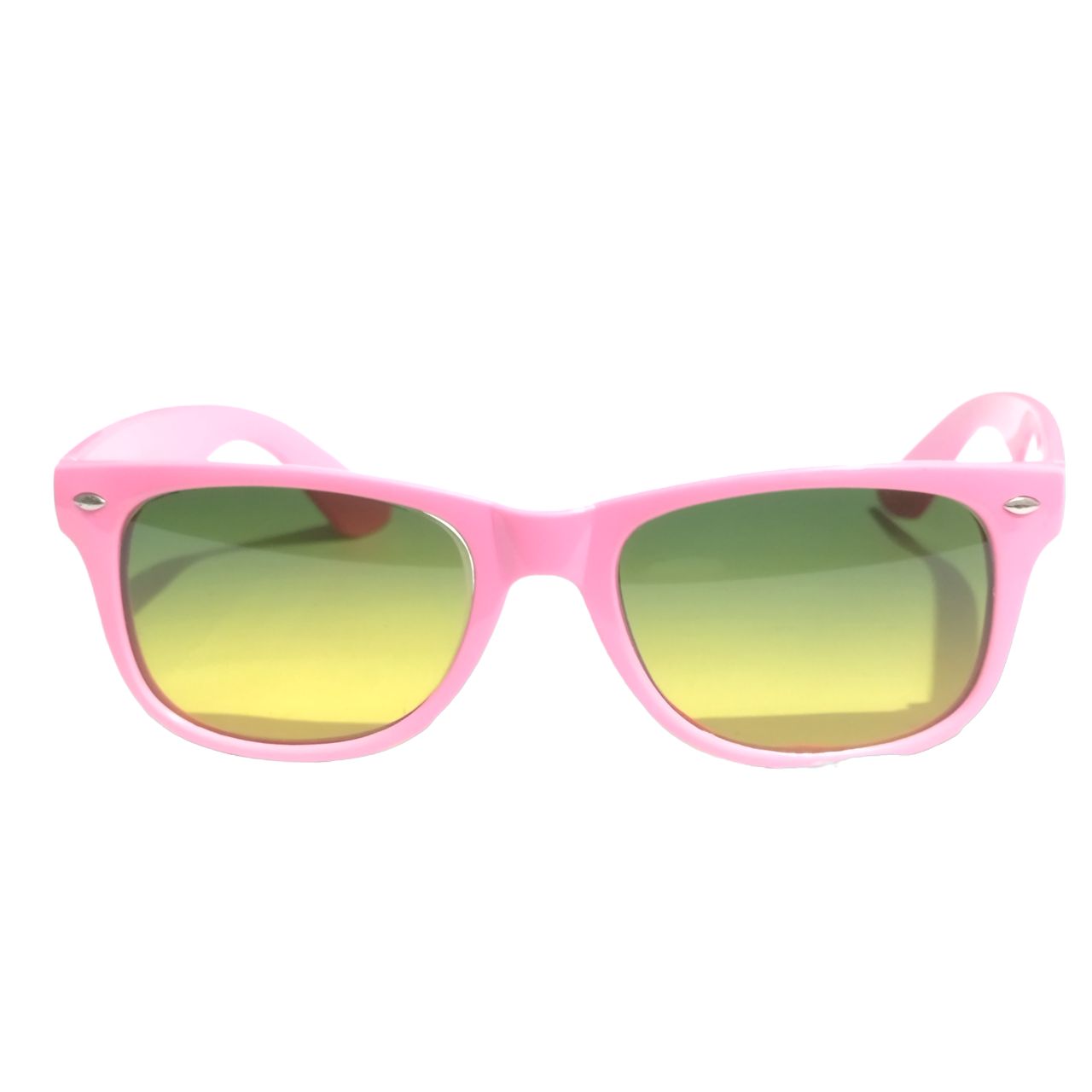 Pink Classic Square Gradient Sunglasses