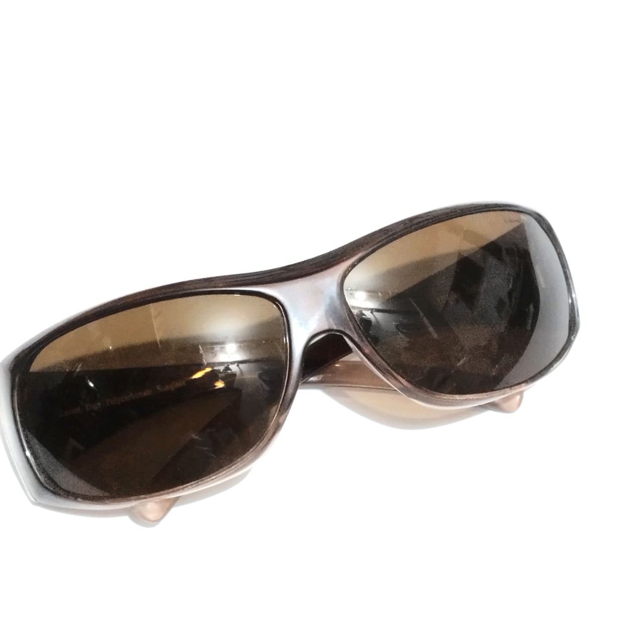 Brown Wraparound Sunglasses for women