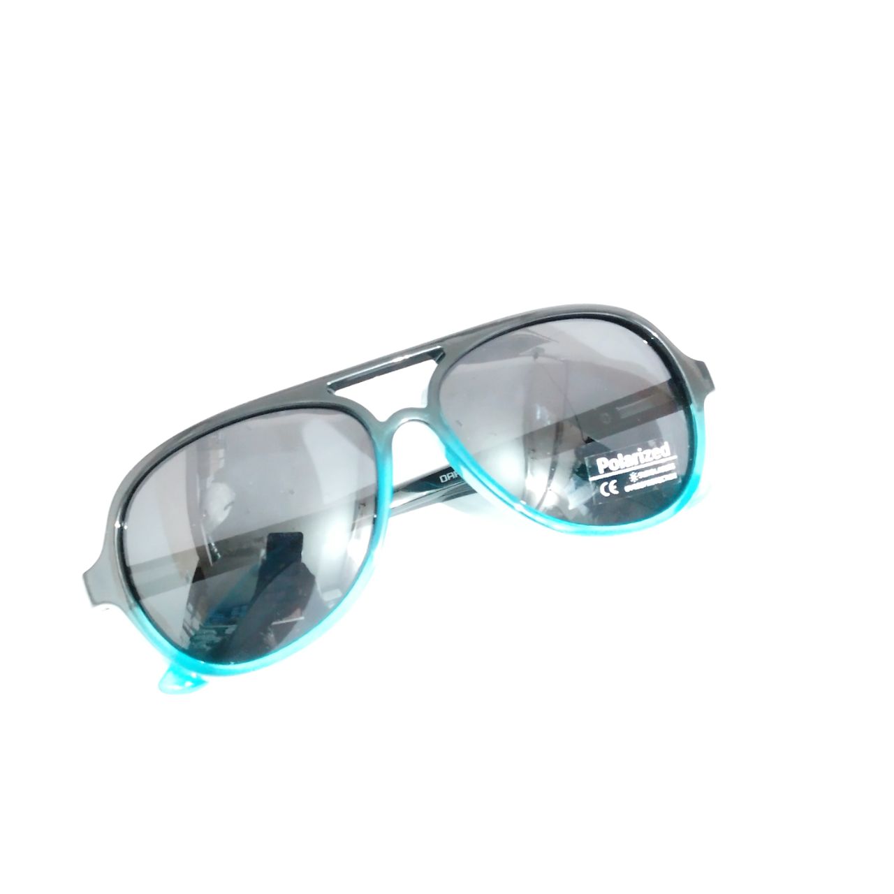 Black Blue Classic Pilot Shape Polarized Sunglasses for Men and Women