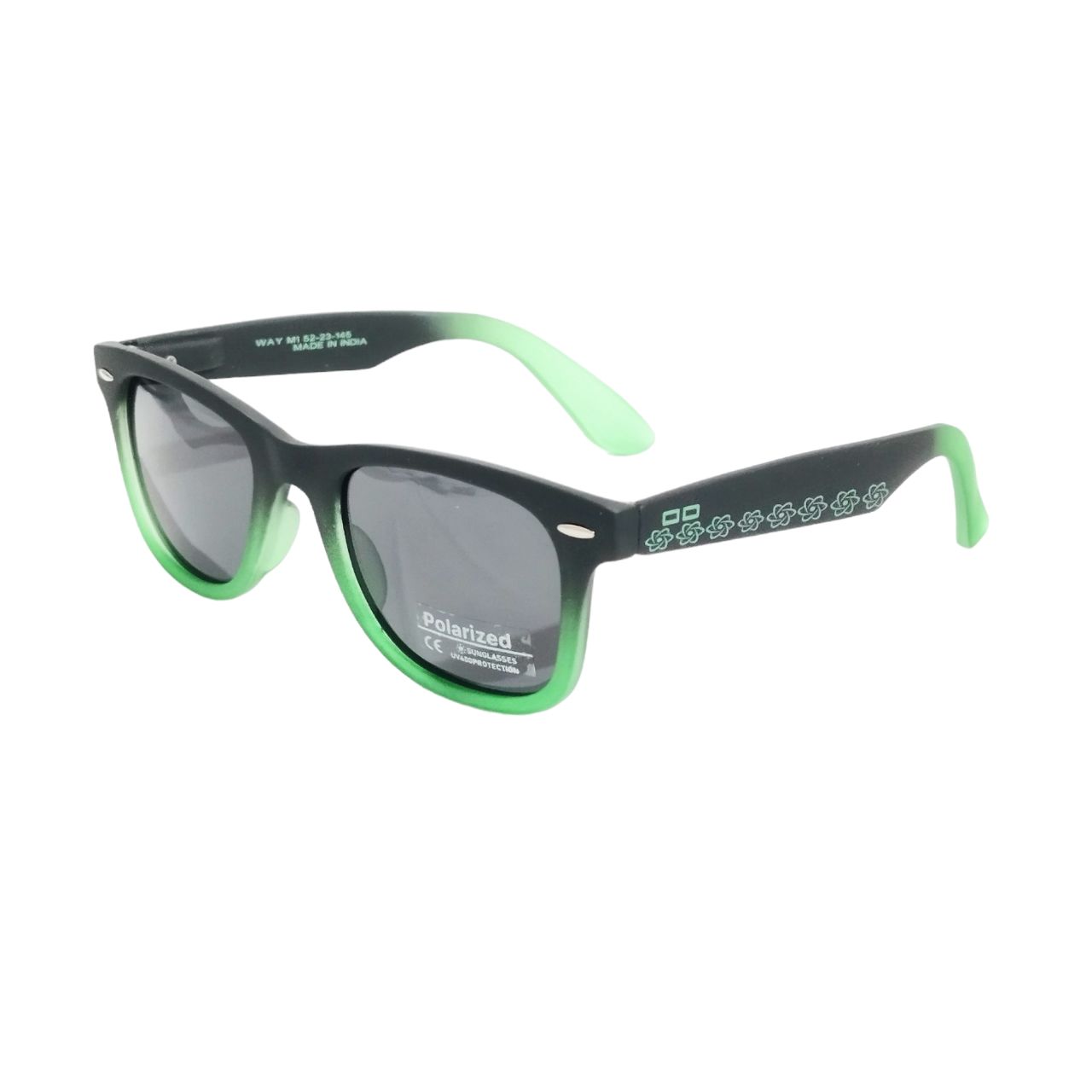 Green Print Classic Polarized Sunglasses for Men and Women