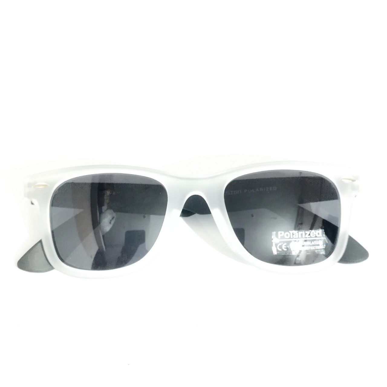 Matt White Pulse Polarized Sunglasses