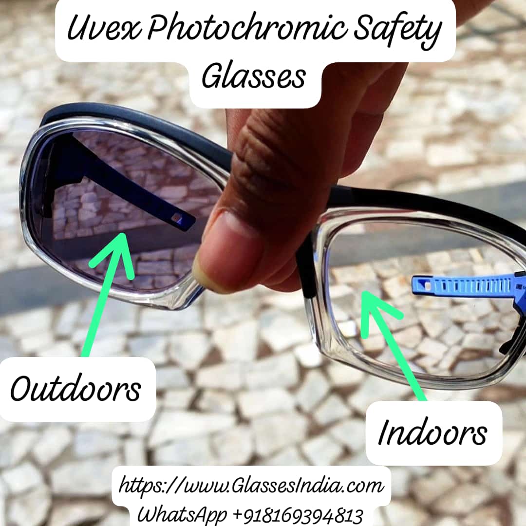 Uvex Safety Glasses with Photochromic Day Night Lenses