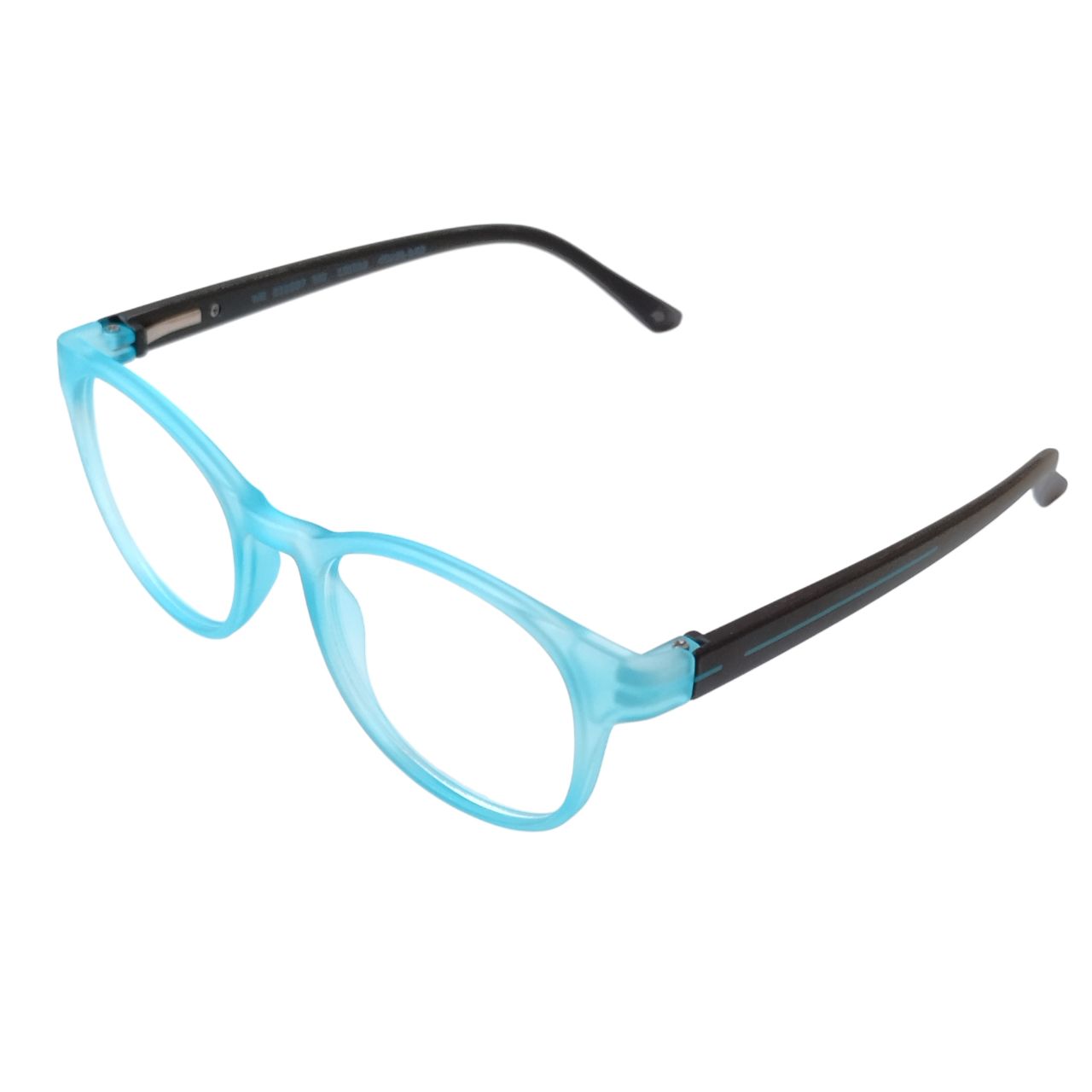 Blue Black Round Full Rim Spectacle Frame Glasses 11807