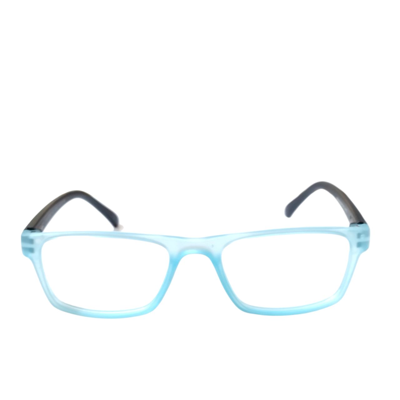 Small Rectangle Blue Black Full Rim Spectacle Frame Glasses 11802