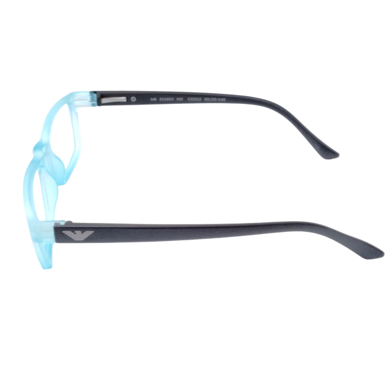 Small Rectangle Blue Black Full Rim Spectacle Frame Glasses 11802