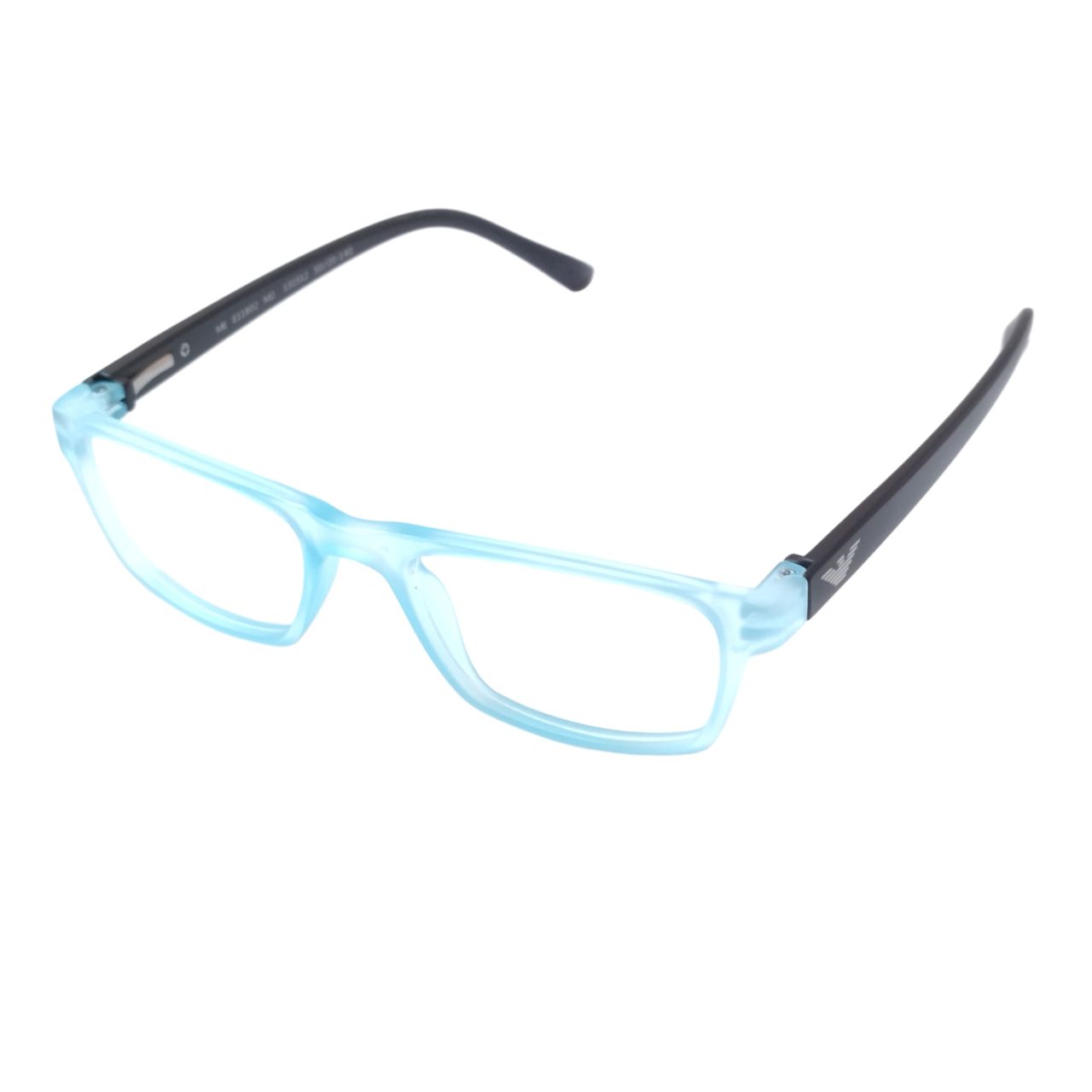 Small Rectangle Blue Black Full Rim Spectacle Frame Glasses 11802