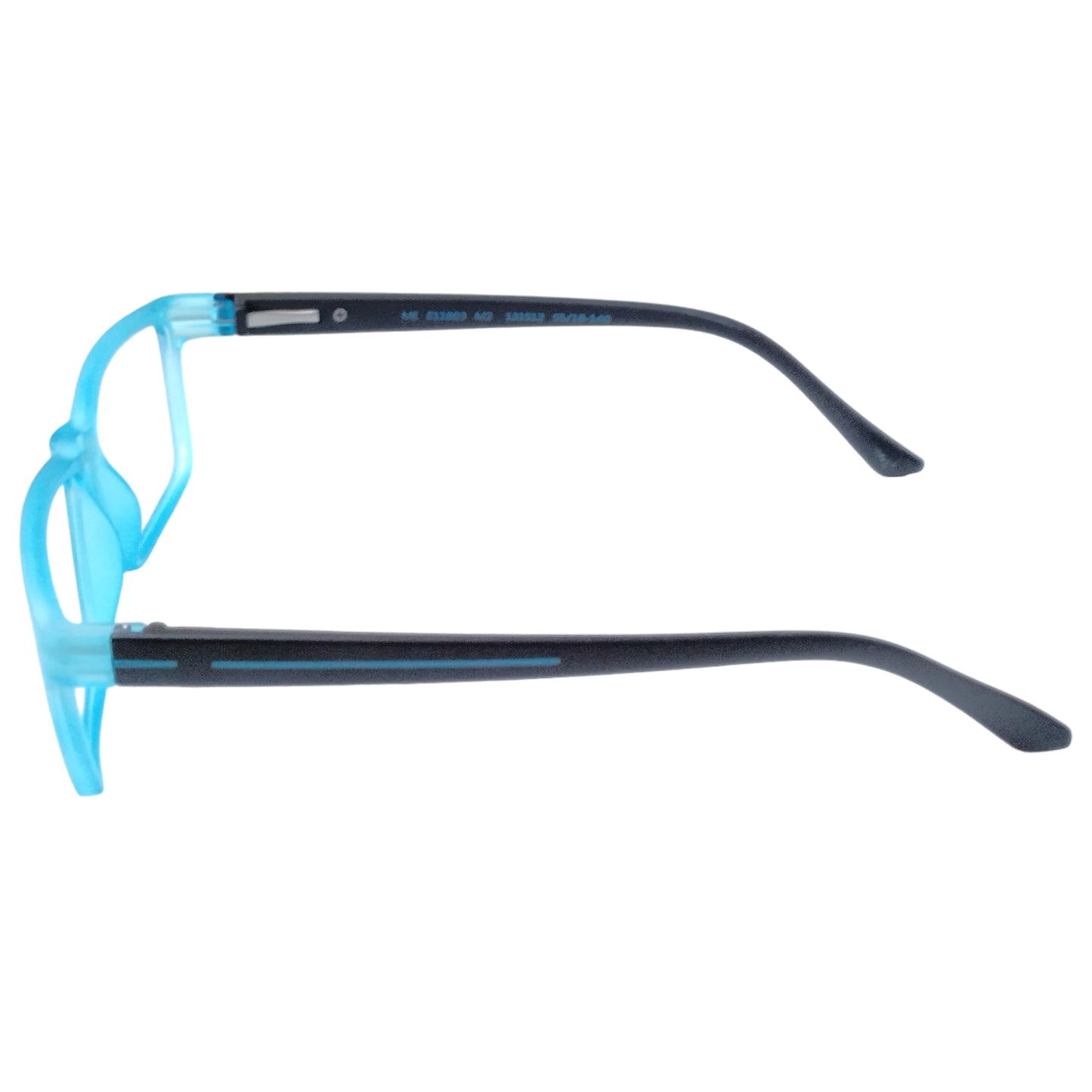 Rectangle Blue Black Full Rim Spectacle Frame Glasses 11803