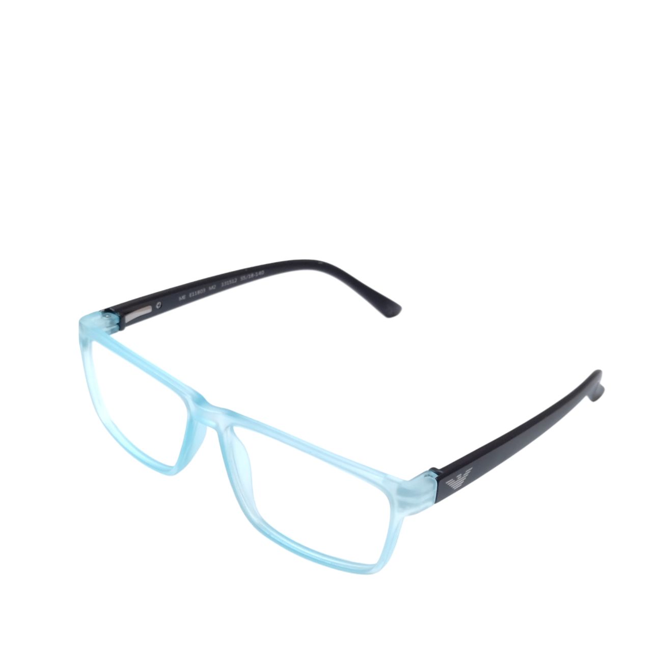 Rectangle Light Blue Black Full Rim Spectacle Frame Glasses 11803