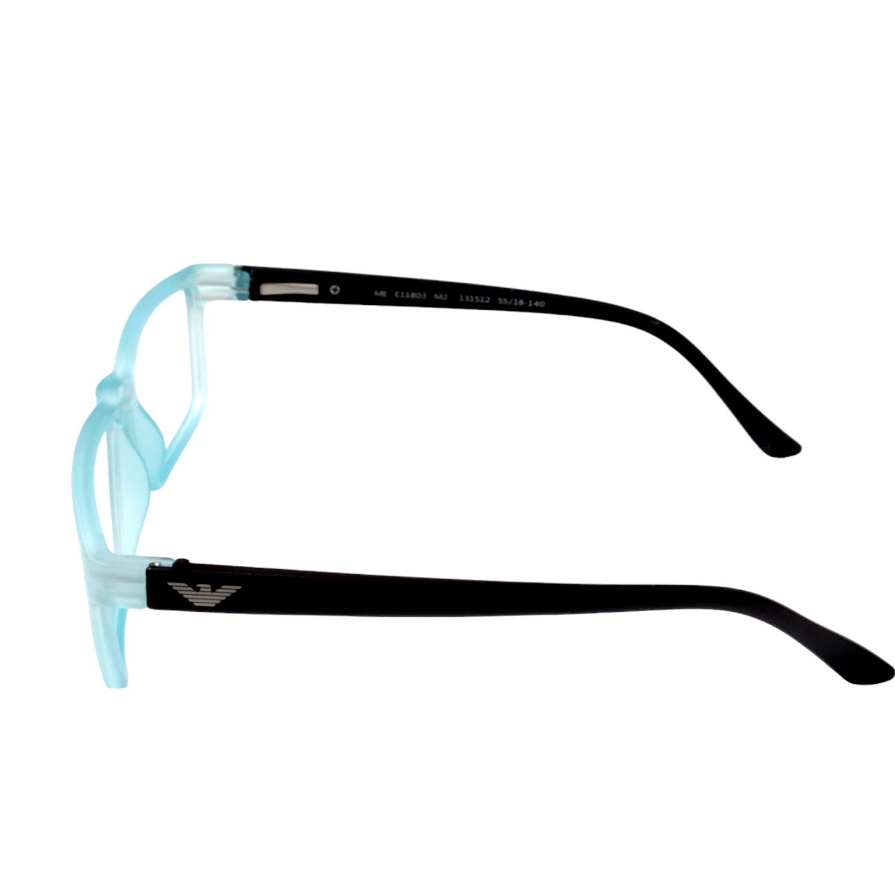 Rectangle Light Blue Black Full Rim Spectacle Frame Glasses 11803