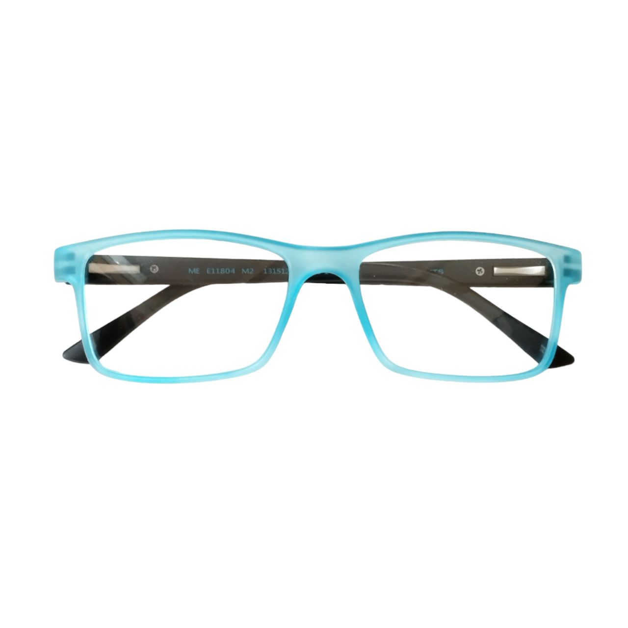 Rectangle Blue Black Full Rim Spectacle Frame Glasses 11804