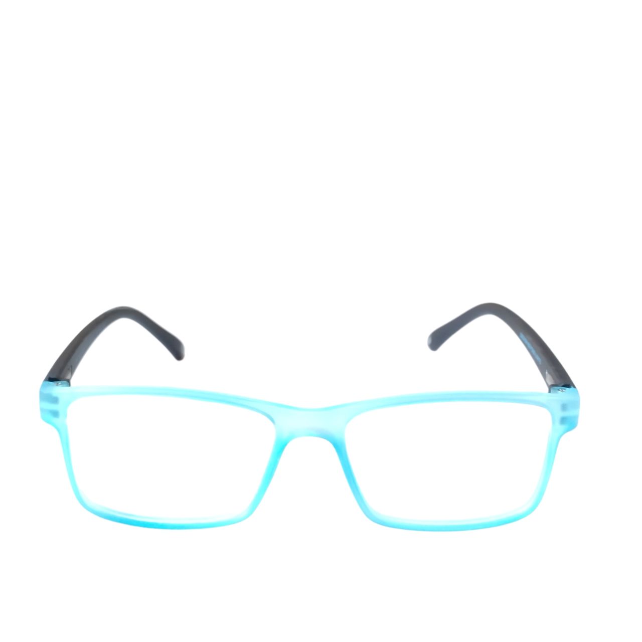 Rectangle Blue Black Full Rim Spectacle Frame Glasses 11804