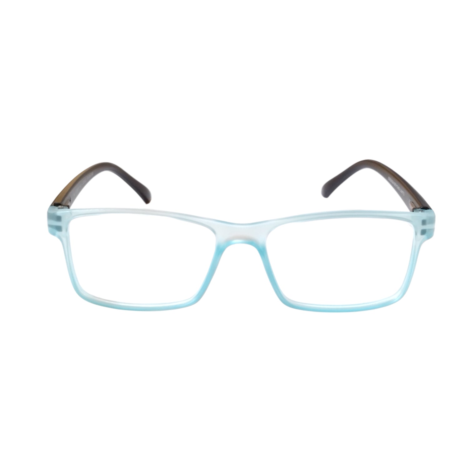 Rectangle Light Blue Black Full Rim Spectacle Frame Glasses 11804