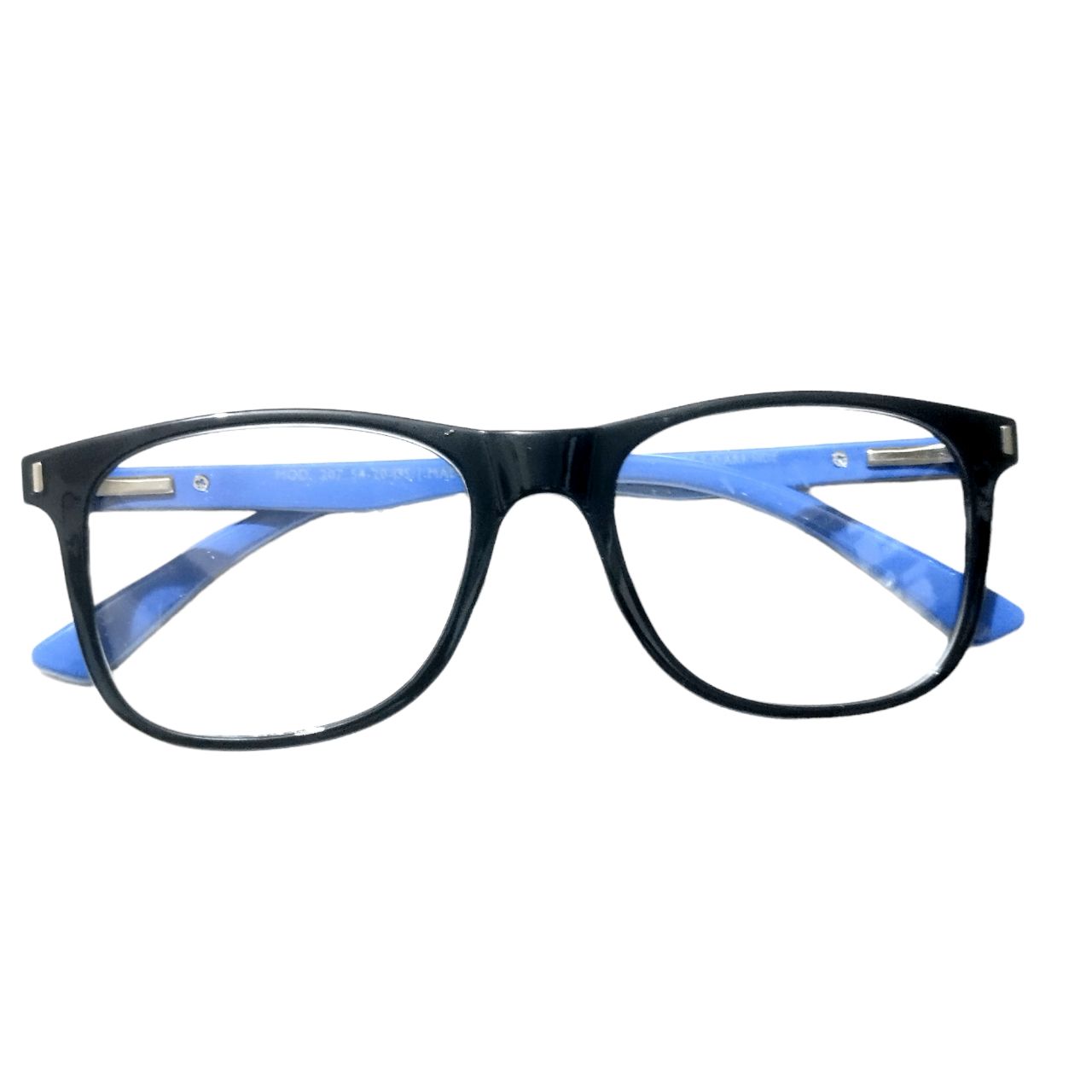 Stylish Sporty Metal Full Frame Spectacles Glasses with Red White ...